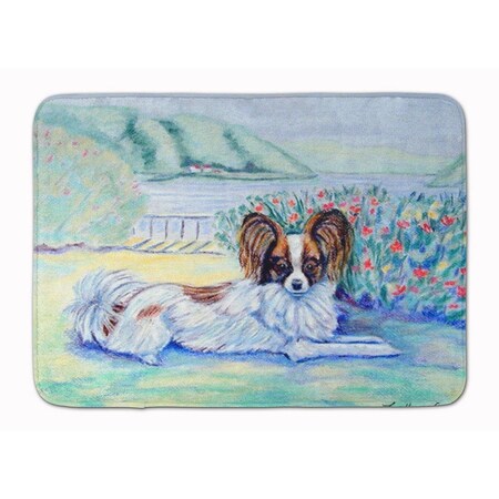 Carolines Treasures Papillon Machine Washable Memory Foam Mat 7244RUG